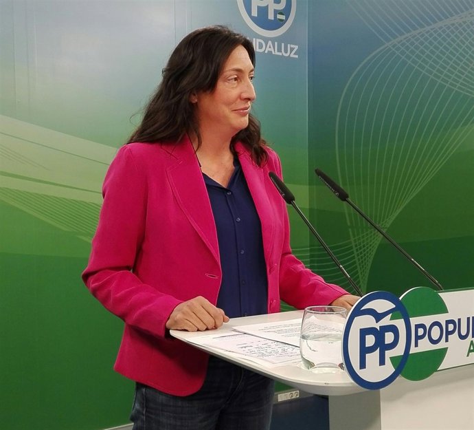 Dolores López, hoy en rueda de prensa