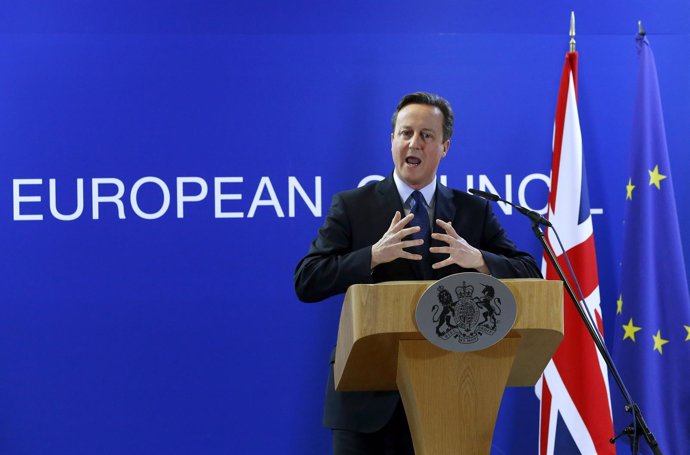 David Cameron en Bruselas