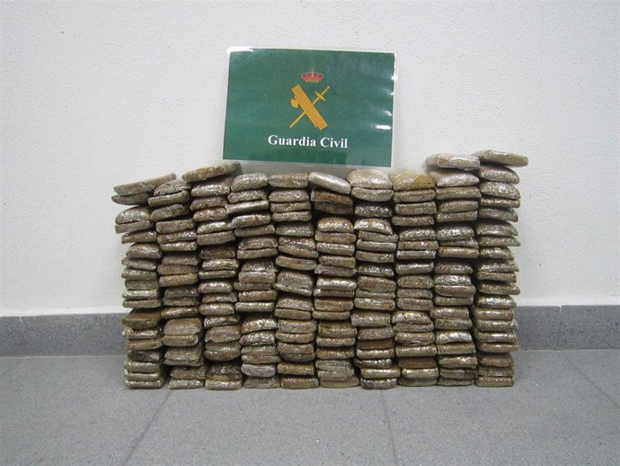 Hachís decomisado en una operación en el Puerto de Motril