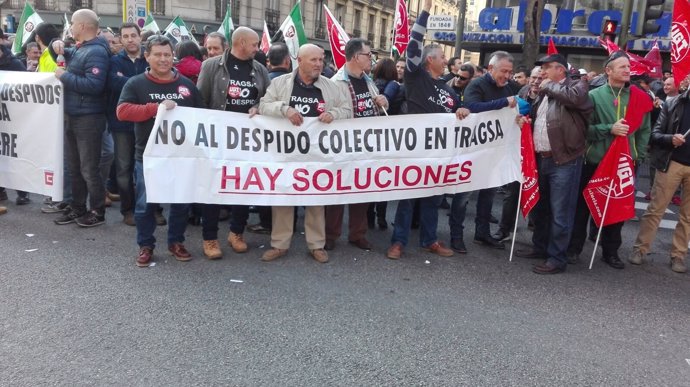 Manifestación trabajadores Tragsa