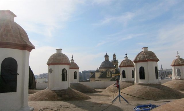 Cúpulas de la fábrica de Artillería de Sevilla