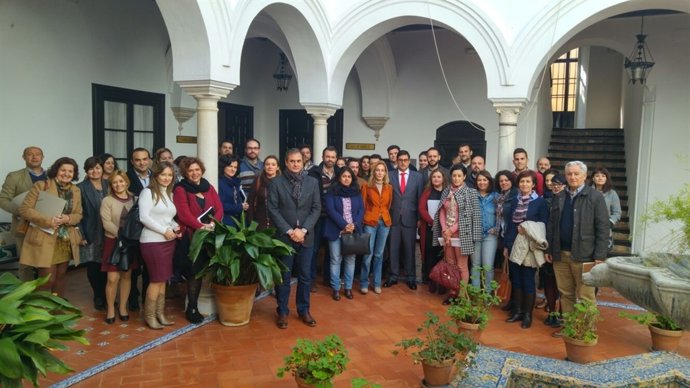 Reunión de Susana López con los 21 alcaldes de las áreas de empleo