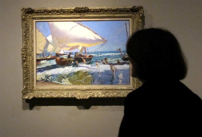 La exposición 'Sorolla, apuntes en la arena'