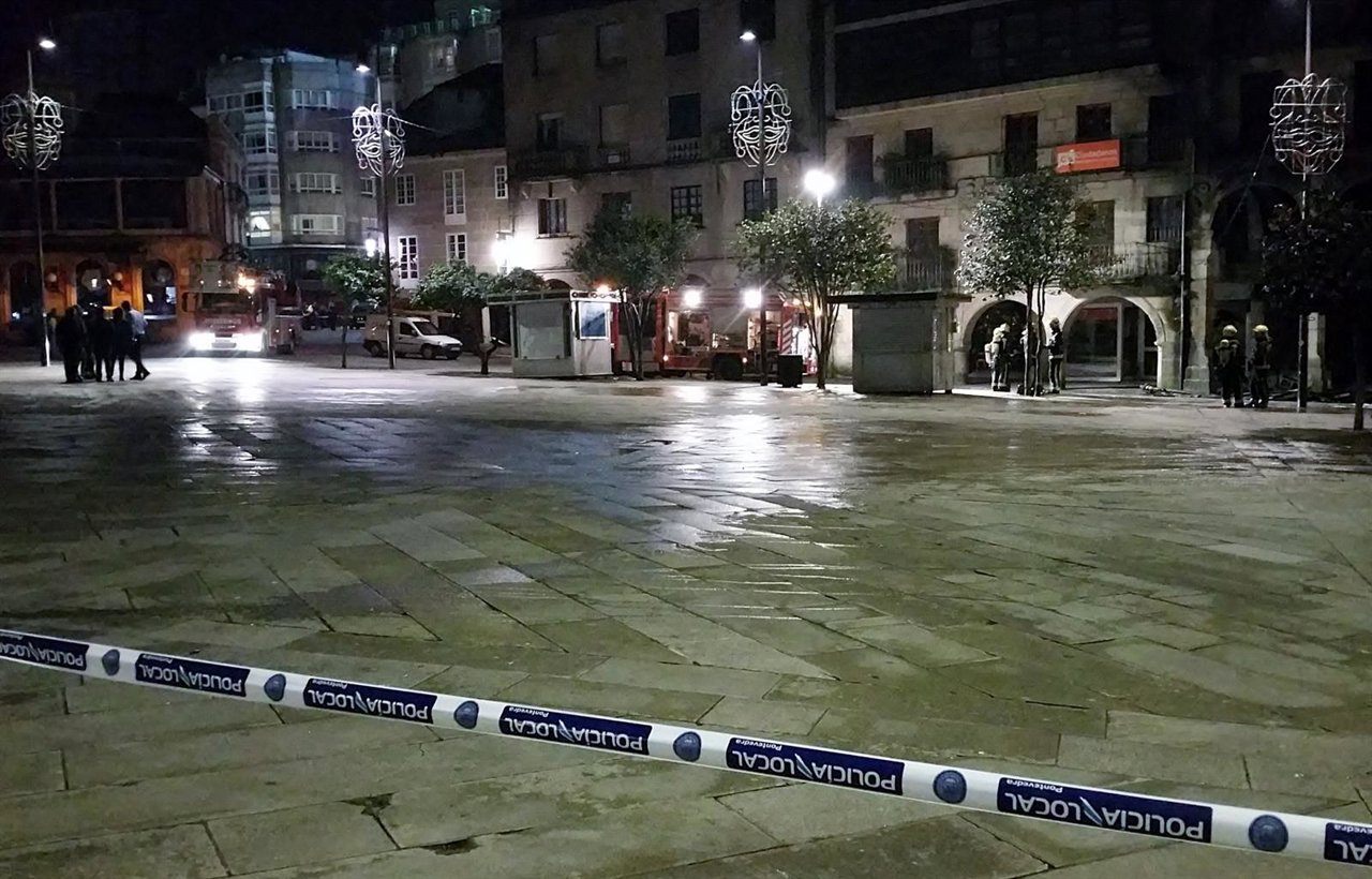 Incendio en Pontevedra