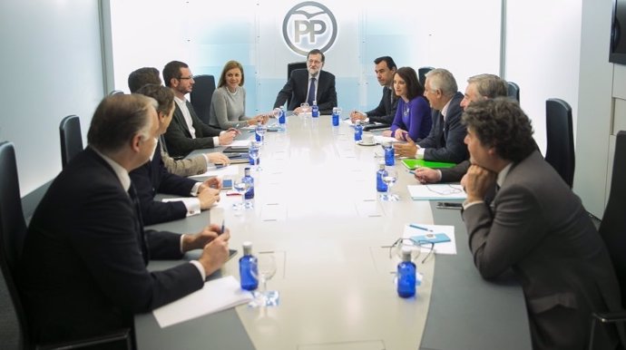 PP, comité de dirección, Rajoy, Cospedal, Maíllo