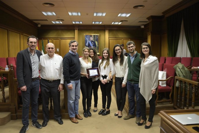 El equipo del Colegio SEK Alborán, ganador del Torneo de Debate.