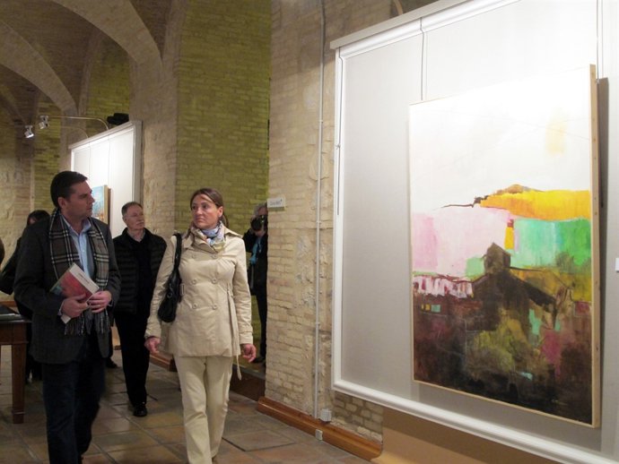Inauguración de la muestra de Carmen Tischler en Jaén