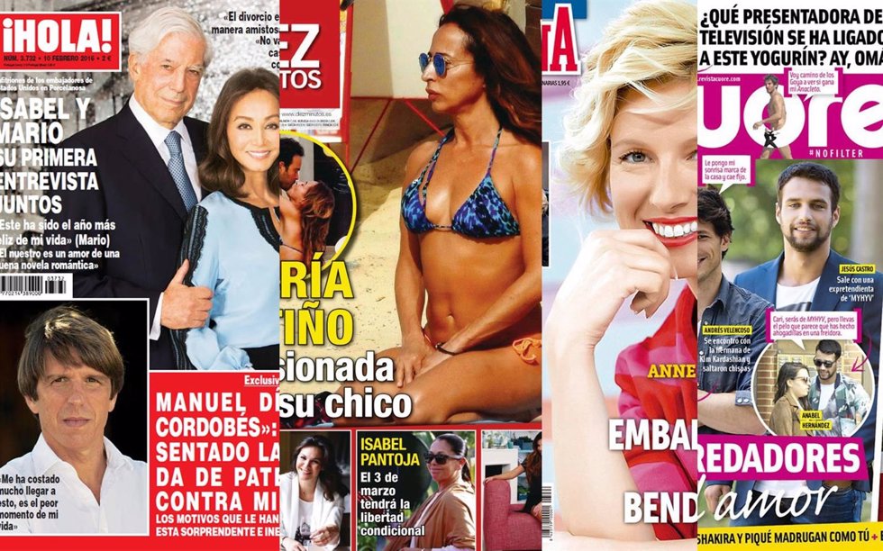 Quiosco de revistas del corazón