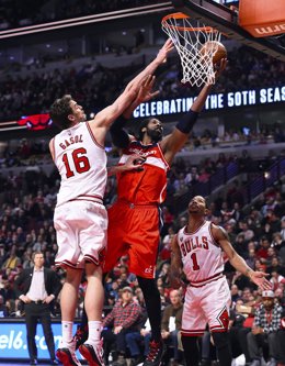 Pau Gasol en el Washington Wizards - Chicago Bulls