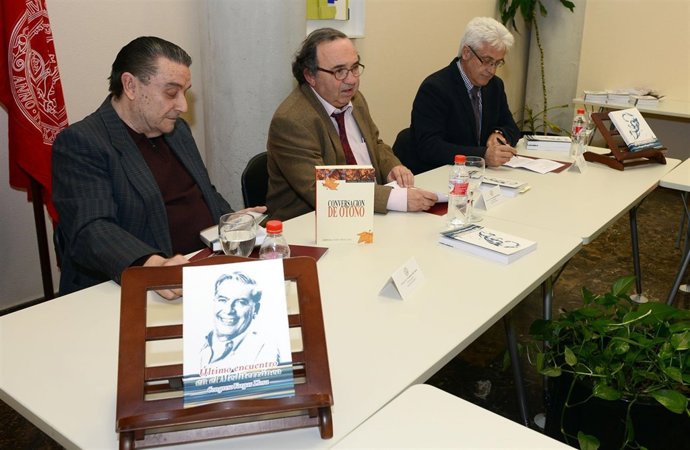 Victorino Polo, rector Orihuela y Conrado Navalón.