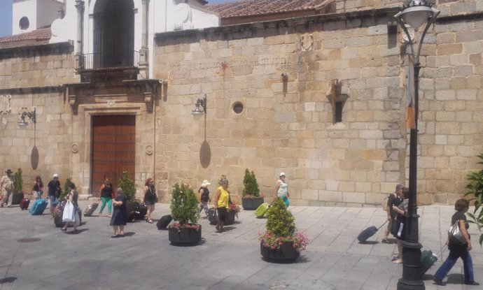 Turistas en Mérida