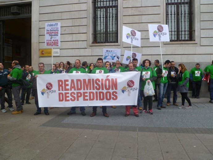 Concentración de Tragsa en Cantabria 