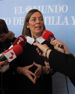 La consejera de Agricultura y Ganadería de CyL, Milagros Marcos