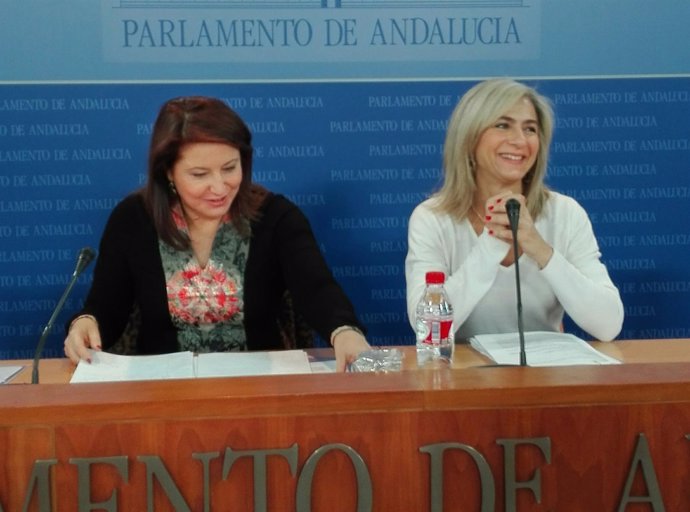 Carmen Crespo y Patricia del Pozo, hoy ante los medios