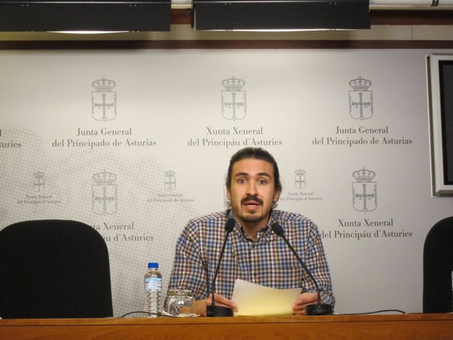 Andrés Fernández Vilanova, diputado de Podemos Asturies en la JGPA