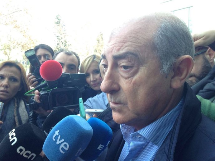 Novo atiende a los medios tras declarar en el juzgado