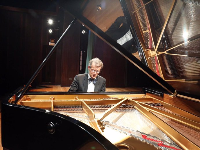 El pianista madrileño Luis Fernando Pérez durante una actuación 