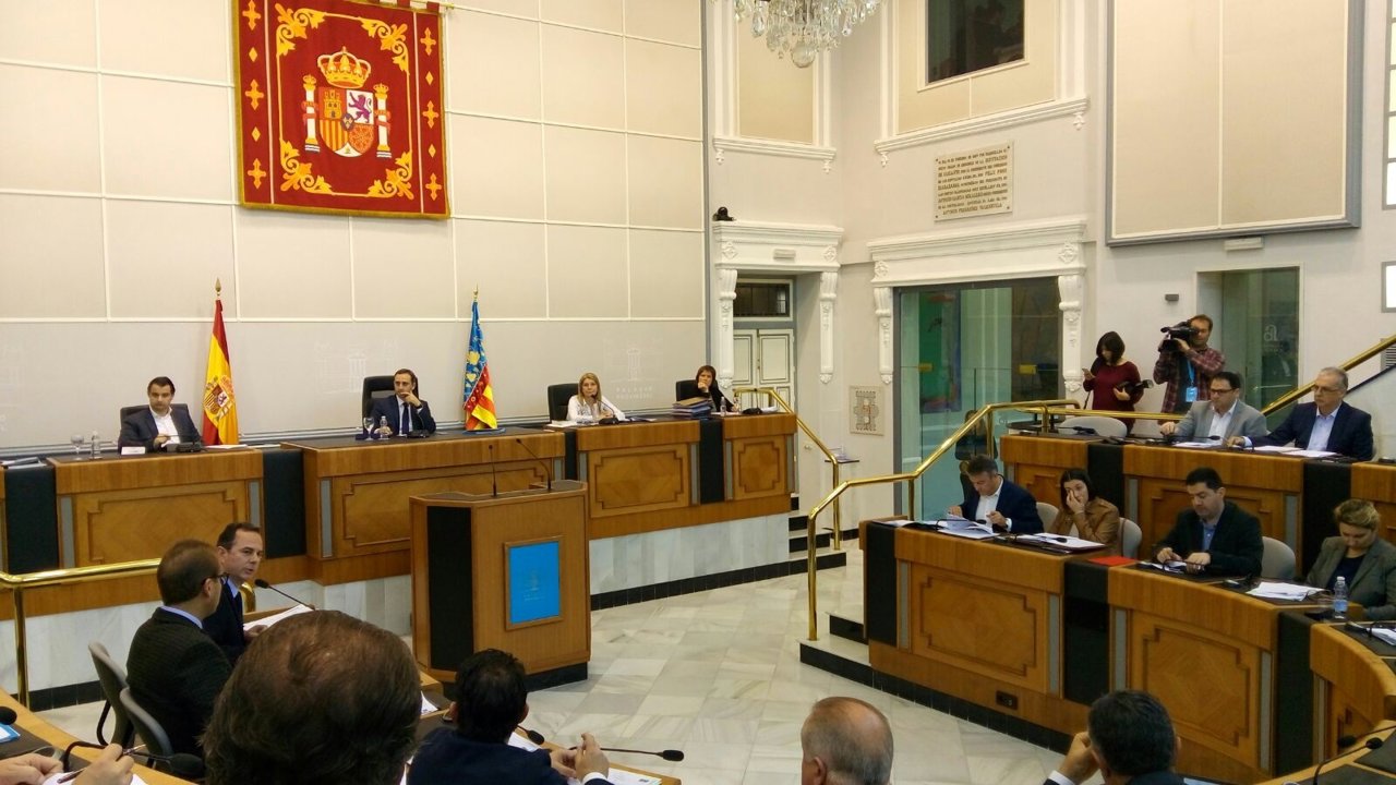 Pleno de la Diputación de Alicante