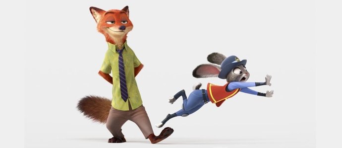 Los dos protagonistas, Nick y Judy, de la película 'Zootrópolis