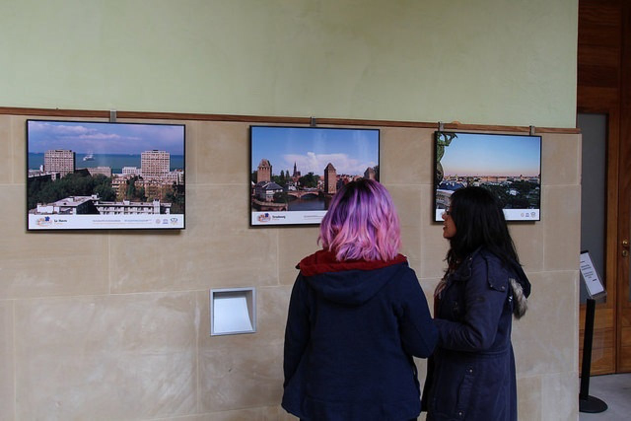 Imagen de la exposición en la UNIA de Baeza