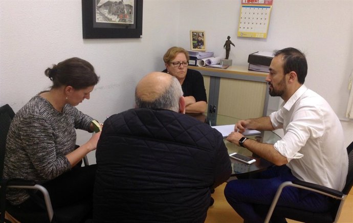 Reunión con la junta gestora de la AAVV de Campuzano