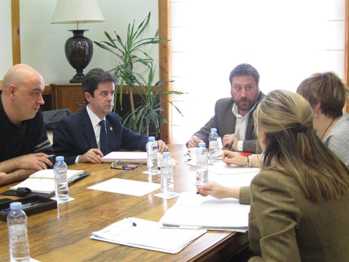 José Luis Soro y Luis Felipe se han reunido hoy en Zaragoza