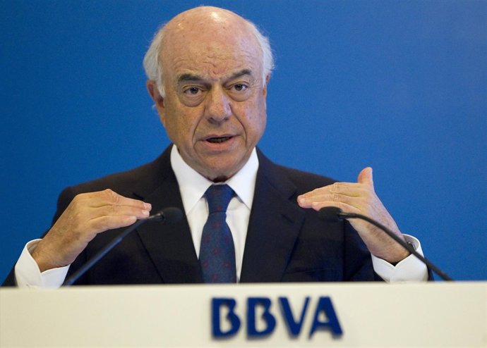 El presidente de BBVA, Francisco González