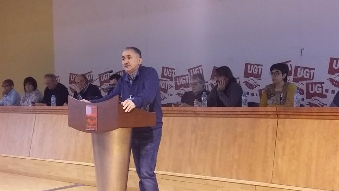 El secretario general de UGT de Catalunya, J.M.Àlvarez