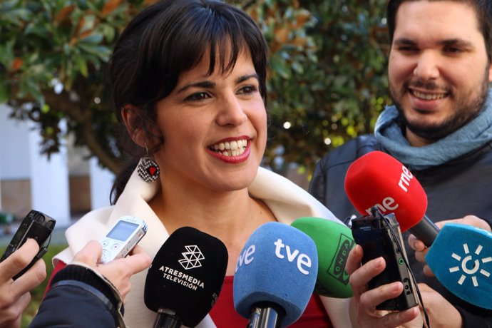 La secretaria general de Podemos Andalucía, Teresa Rodríguez