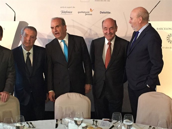 Javier Godó, Joaquim Gay de Montellà, Miquel Roca y Màrius Carol