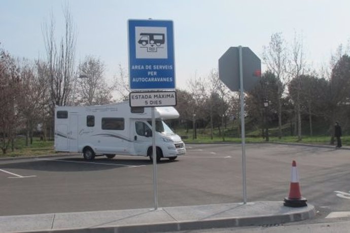 Nuevo aparcamiento de autocaravanas en Granollers