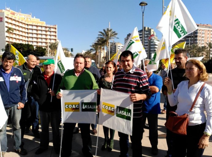 Caravana de COAG y Asaja sobre el paro agrario 
