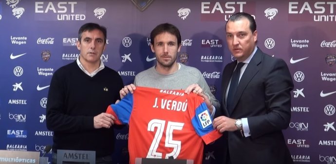 Verdú, presentado como nuevo jugador del Levante