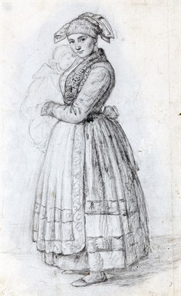 Dibujo de Rosario Weiss 