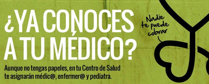 Campaña 'Madrid libre de exclusión sanitaria'
