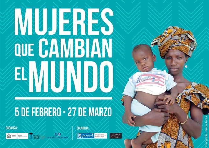Cartel de la exposición Mujeres que cambian el mundo