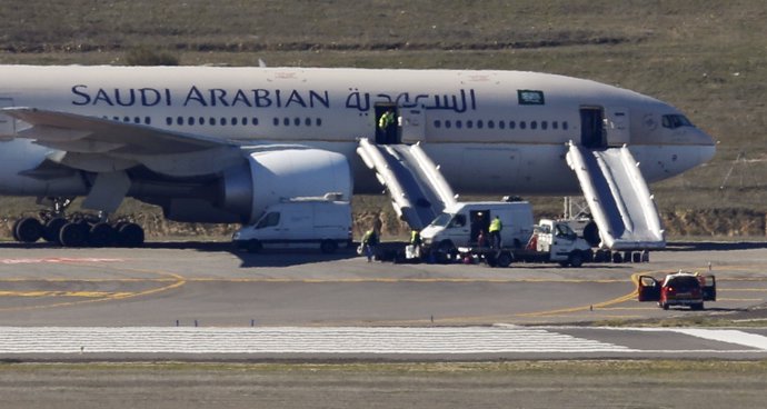 Amenaza de bomba en un avión en Barajas