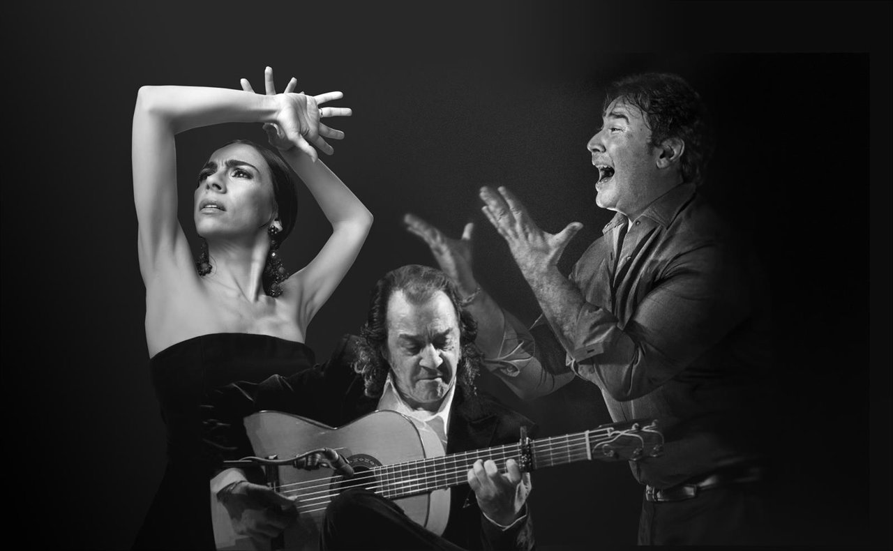 Isabel Bayón, Pepe Habichuela y José Valencia