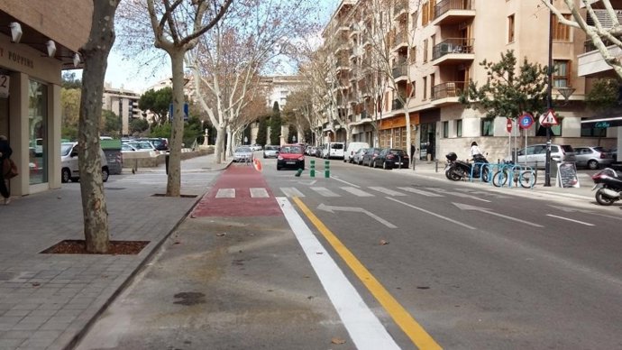 Carril bici de la calle Jesús