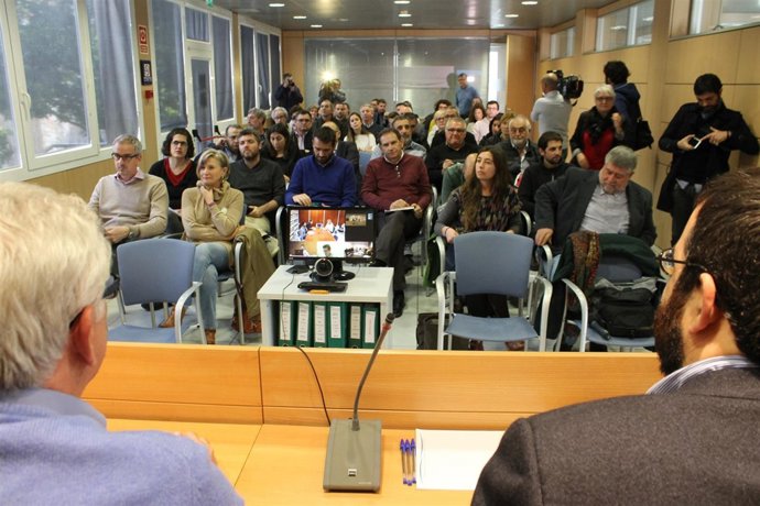 Vidal en una reunión sobre la sequía