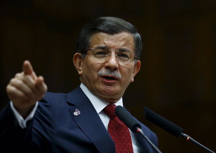 El primer ministro turco, Ahmet Davutoglu