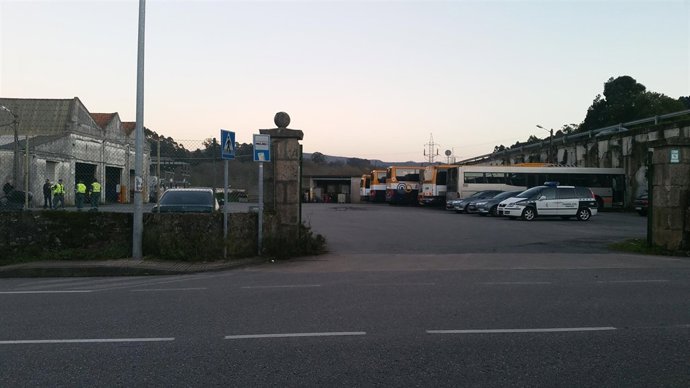 Registro de la Operación Cóndor en Monbus en Pontevedra