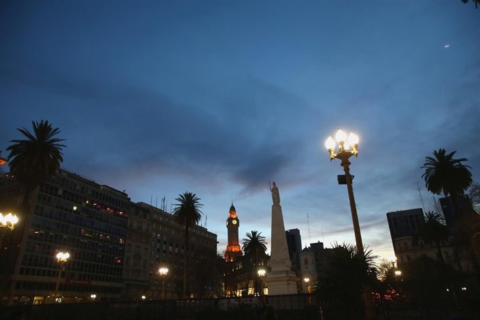 Plaza de Mayo en  Buenos Aires, Argentina.