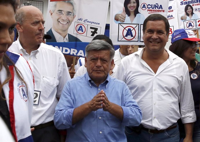 Cesar Acuña, candidato presidencial de Perú