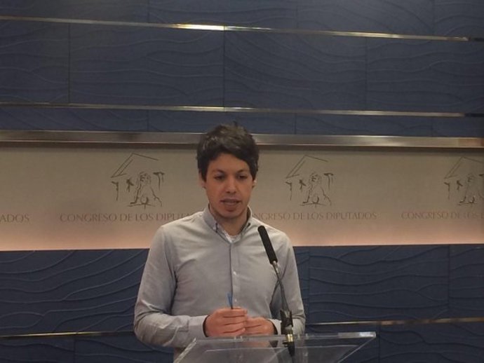 El portavoz de Presupuestos de Podemos en el Congreso, Segundo González