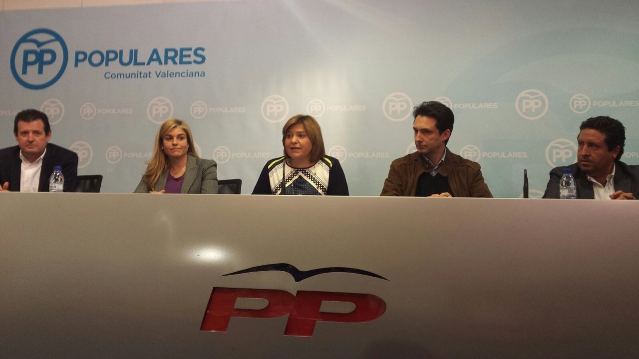 Rueda de prensa de Bonig con Ortiz y los tres presidentes provinciales