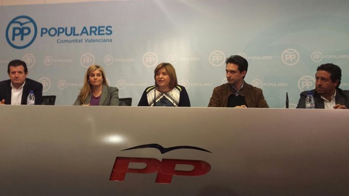 Rueda de prensa de Bonig con Ortiz y los tres presidentes provinciales