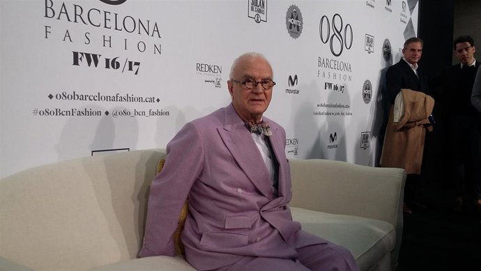 El diseñador de zapatos Manolo Blahnik
