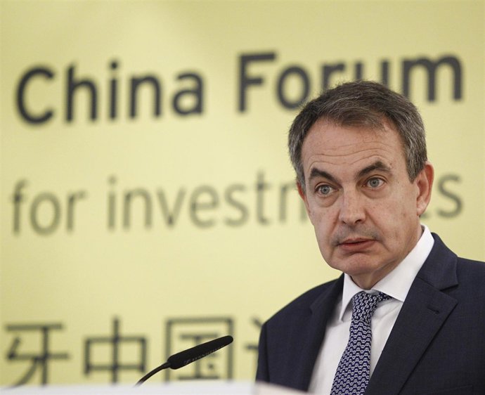 José Luis Rodríguez Zapatero en un foro