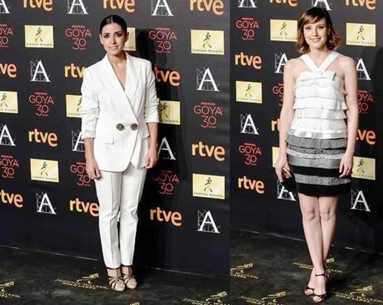 Inma Cuesta y Natalia de Molina en la anterior edición de los Goya